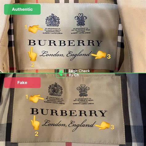 how to spot fake burberry trench